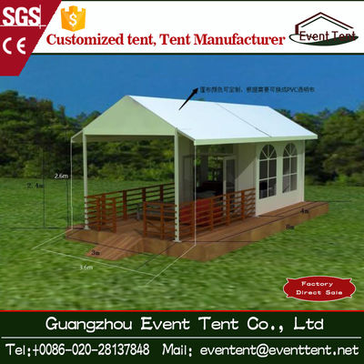 Chine Salon commercial/épouser la tente de camping de luxe de la partie 6mx6m avec les murs de verre clairs fournisseur
