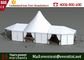 La tente de camping se pliante blanche, des tentes de tension de crête élevée avec le toit supérieur imperméabilisent fournisseur