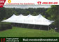 Matériel en aluminium de cadre d'auvent de tente instantanée de crête élevée avec la décoration de fleurs fournisseur
