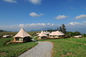 Tente de camping de luxe d'hôtel de membrane, expositions/tentes faites sur commande événement de Foire fournisseur