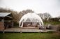 Tente résistante de dôme de tente de noce de preuve de l'eau avec la porte en verre durable fournisseur