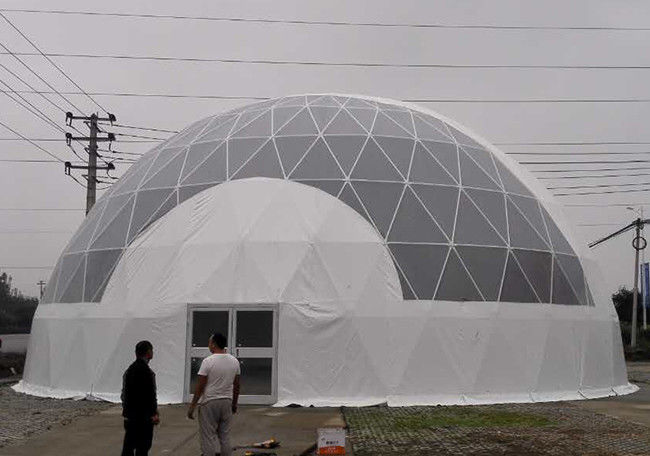 Diamètre transparent blanc 30m de tente de dôme de neige grand pour le spectacle en tournée