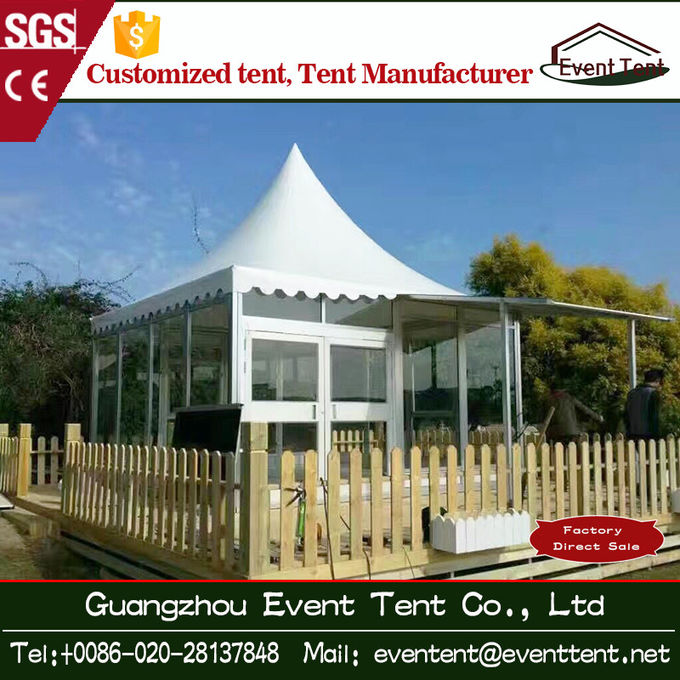 Tente de luxe extérieure d'hôtel de Chambre de tente avec la structure en aluminium de profil